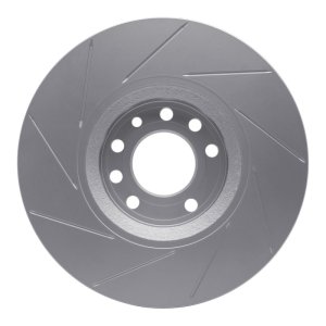 Saab 9-3 Brake Rotor (1) - Front - R1 Concepts - GEOSPEC Slotted - `99-`02